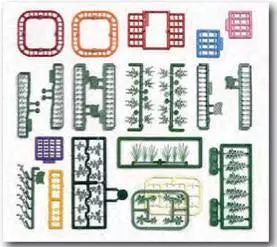 Busch 1258 - Blumen-und Pflanzen-Set H0 1:87