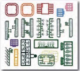 Busch 1258 - Blumen-und Pflanzen-Set H0 1:87