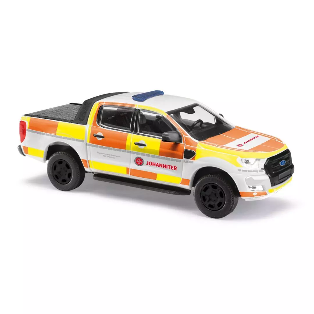 Busch 52848 - Ford Ranger Johanniter WÜ H0 1:87