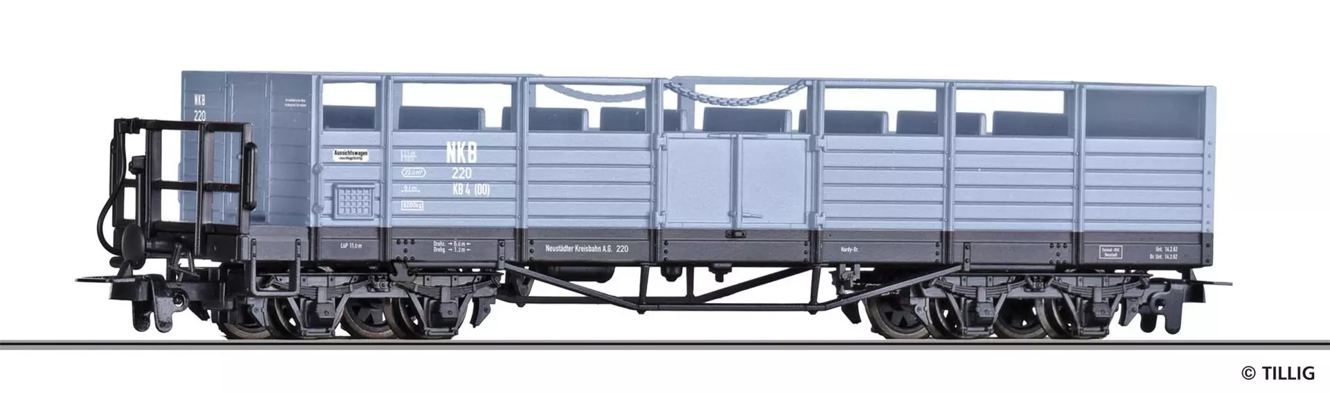 Tillig 15956 - Aussichtswagen NKB Ep.III KB4 H0m
