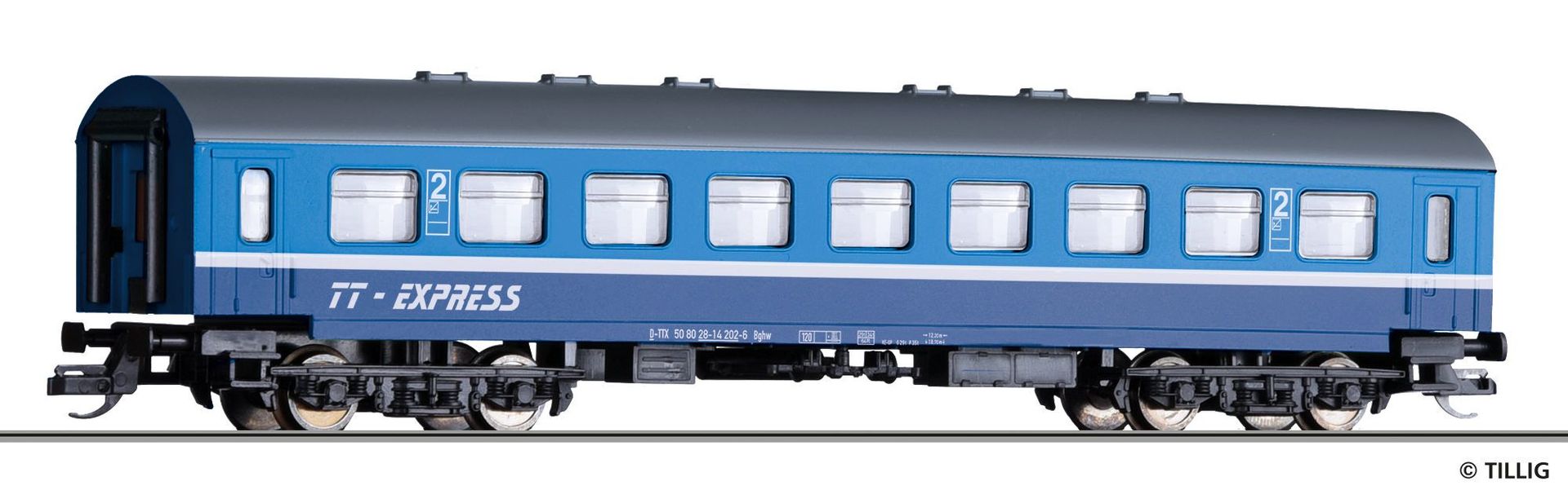 Tillig 13191 - START-Personenwagen TT-Express 2.Kl. TT 1:120