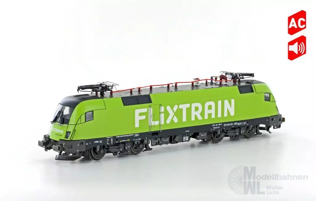 Jägerndorfer Modellbahn 18182 - E-Lok BR182.505 Taurus FLIXTRAIN Ep.VI H0/WS Sound