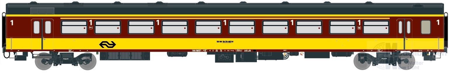 Exact Train 11168 - Personenwagen NS Ep.IV 1.Kl. für Belgien H0/GL