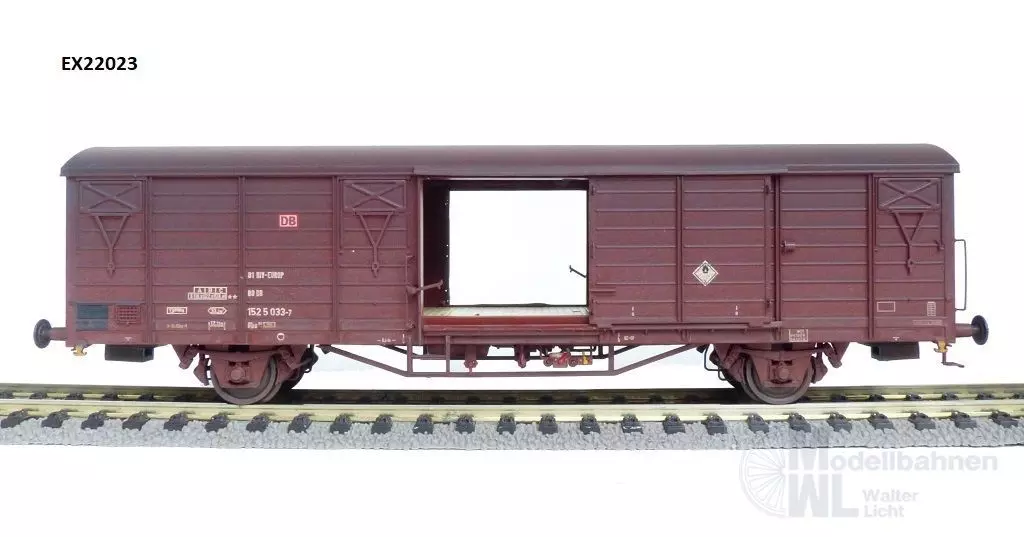 Exact Train 22023 - Güterwagen gedeckt DB Ep.V Gbs 258 H0/GL