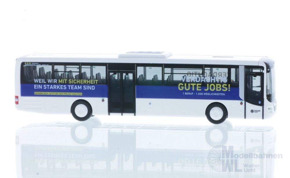Rietze 74714 - MAN Lion´s Intercity Polizei Sachsen H0 1:87