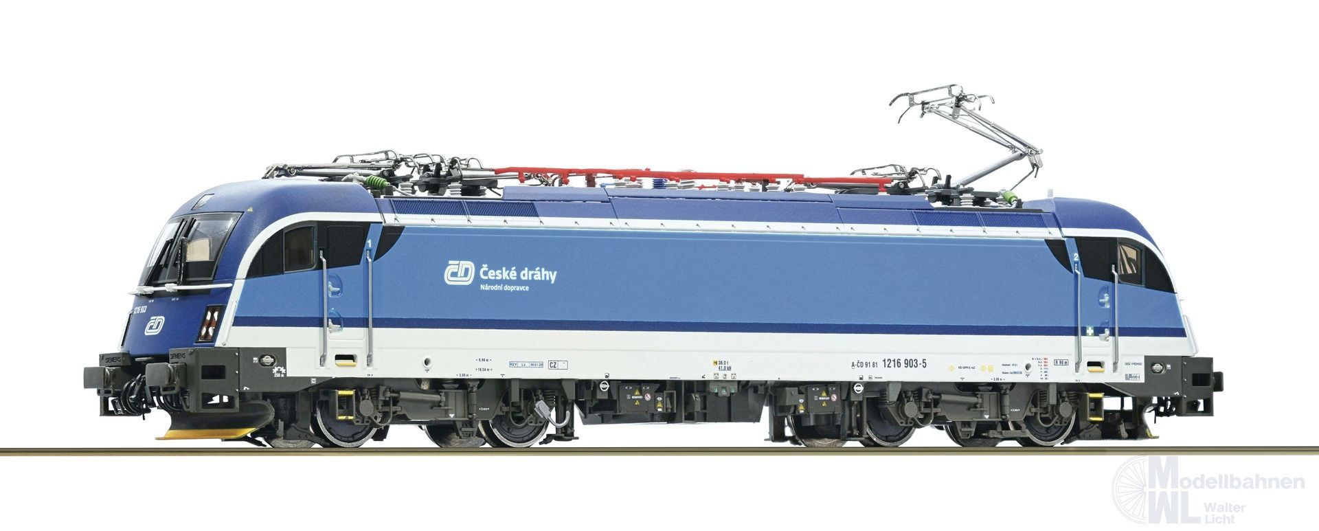Roco 7520012 - E-Lok BR 1216 903-5 CD Ep.VI H0/WS Sound