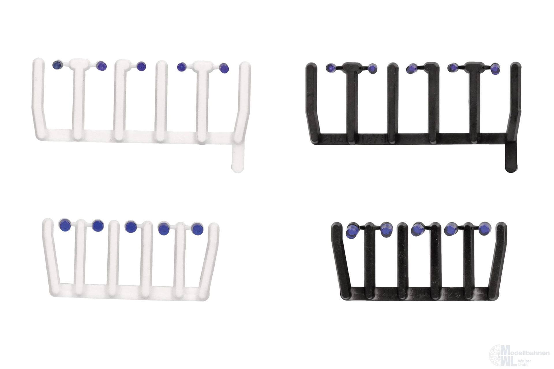 Herpa 054836 - Zub. 80 Signallichter blautra. H0 1:87