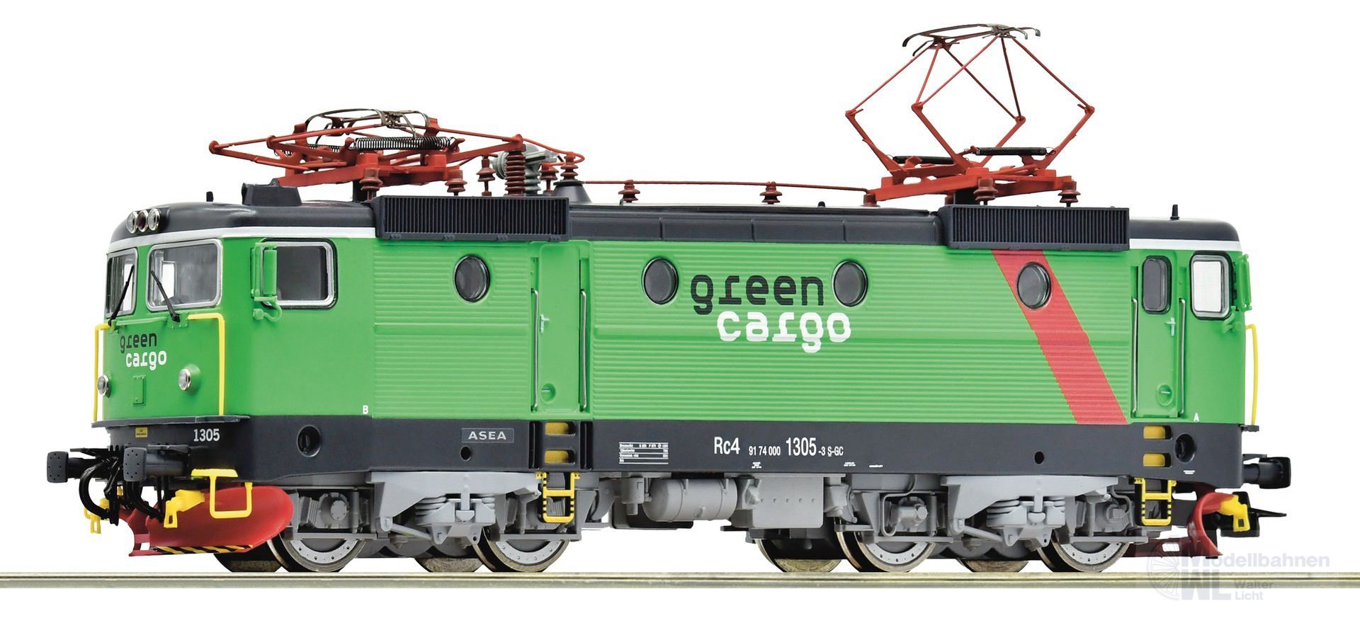 rc7500007 Roco 7500007 - E-Lok Rc4 1305 Green Cargo Ep.VI H0/GL
