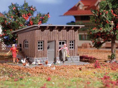 Vollmer 43864 - Hühnerstall Bio-Serie H0 1:87