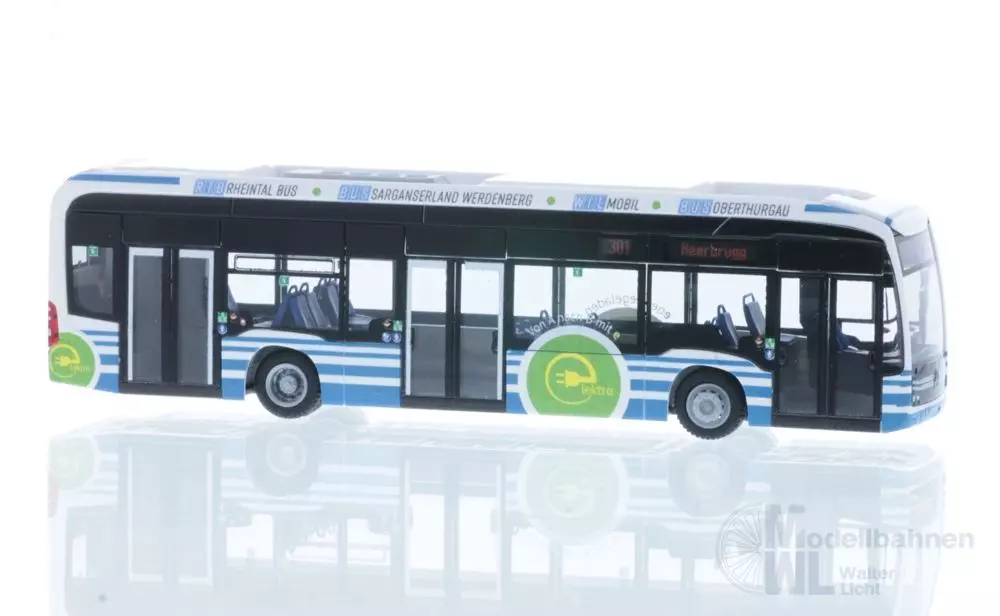 Rietze 75546 - Mercedes-Benz eCitaro Rheintal (CH) H0 1:87