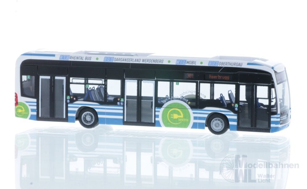 Rietze 75546 - Mercedes-Benz eCitaro Rheintal (CH) H0 1:87