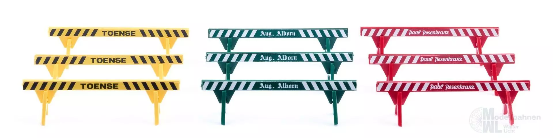 Wiking 001833 - Zubehörpackung - Absperrschranken H0 1:87