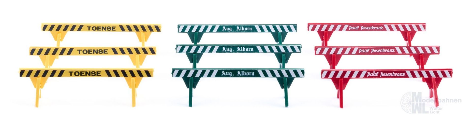 Wiking 001833 - Zubehörpackung - Absperrschranken H0 1:87