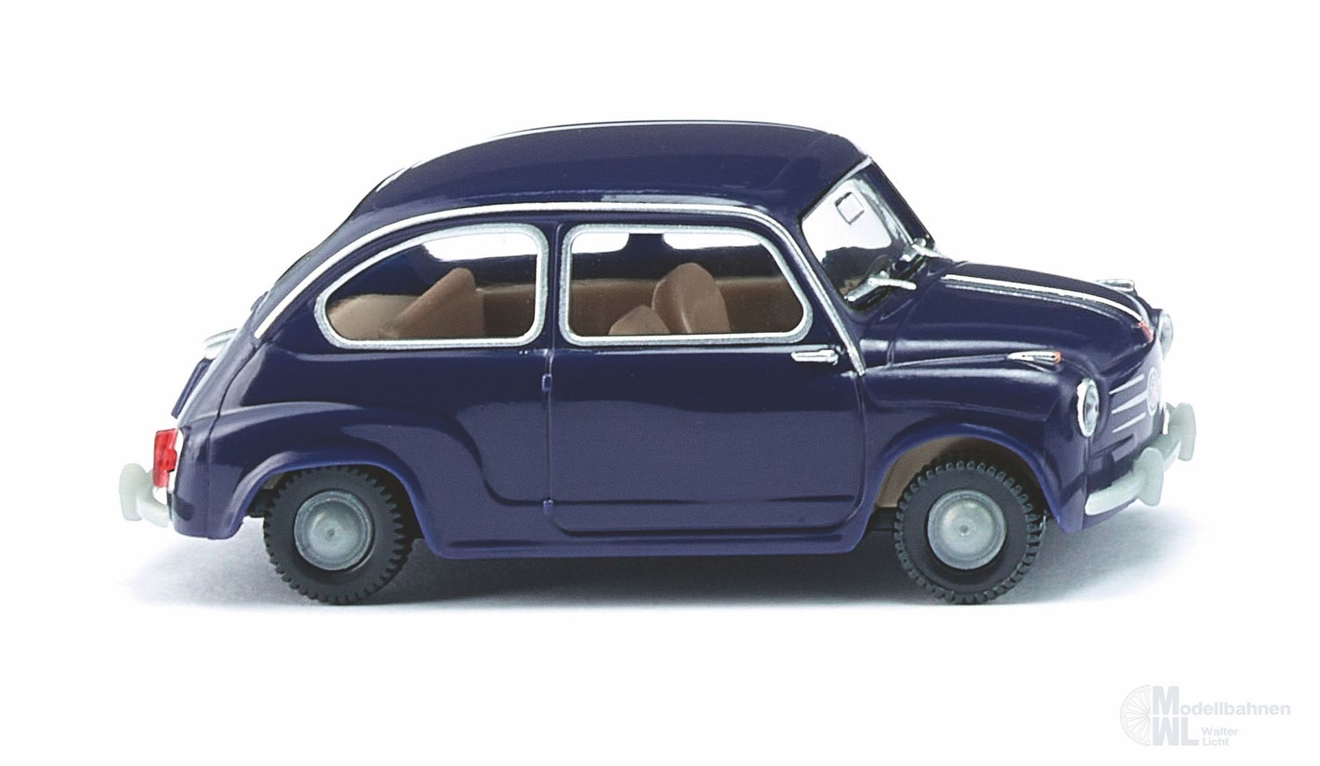 Wiking 009907 - Fiat 600 - dunkelblau H0 1:87 Wiking 009907 - Fiat 600 - dunkelblau H0 1:87