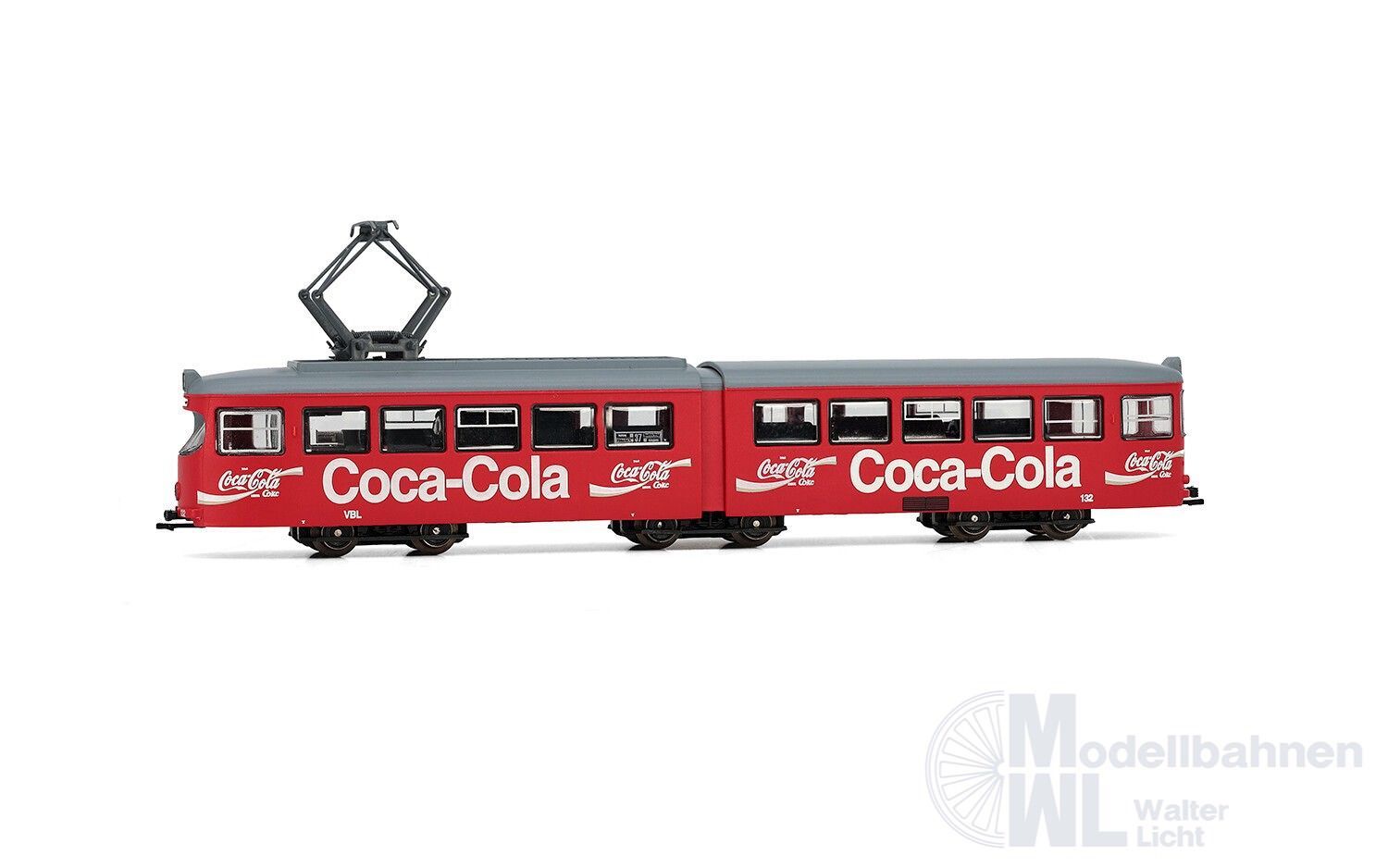 Arnold 2605 - Straßenbahn DUEWAG GT6 Coca-Cola N 1:160