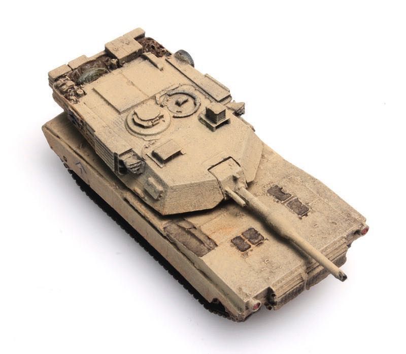 ARTITEC b.v. 6160078 - M1A1 Abrams Desert N train load N 1:160