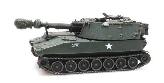 ARTITEC b.v. 6870150 - Panzer M109 A1 train load US ARMY H0 1:87