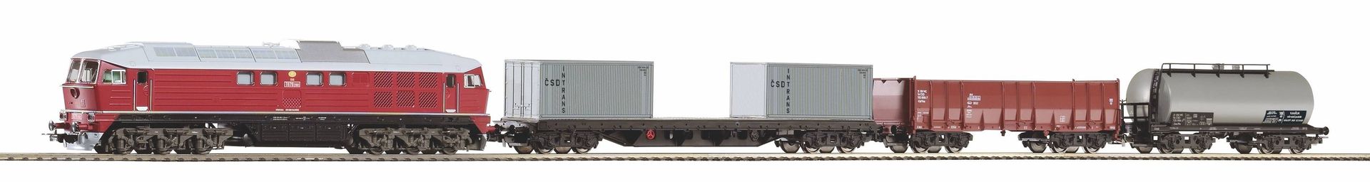 Piko 97935 - Startset CSD Güterzug BR 130 + 3 wagen A-Gleis & B Ep.IV H0/GL