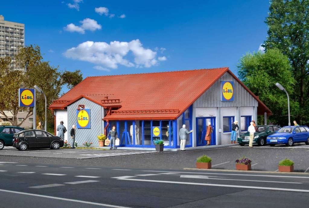 Vollmer 43662 - Supermarkt LIDL H0 1:87