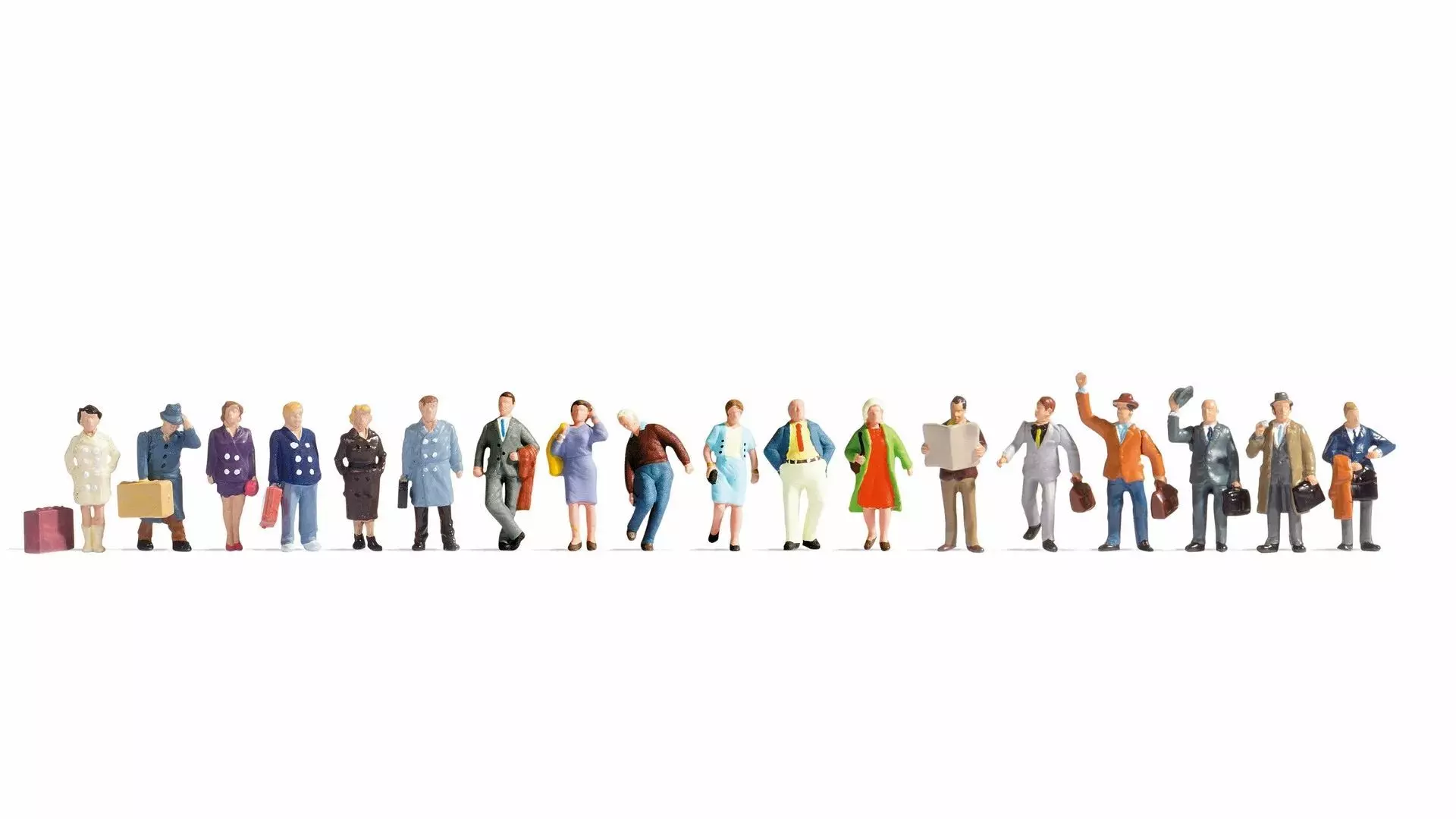 Noch 16106 - XL-Set Reisende H0 1:87