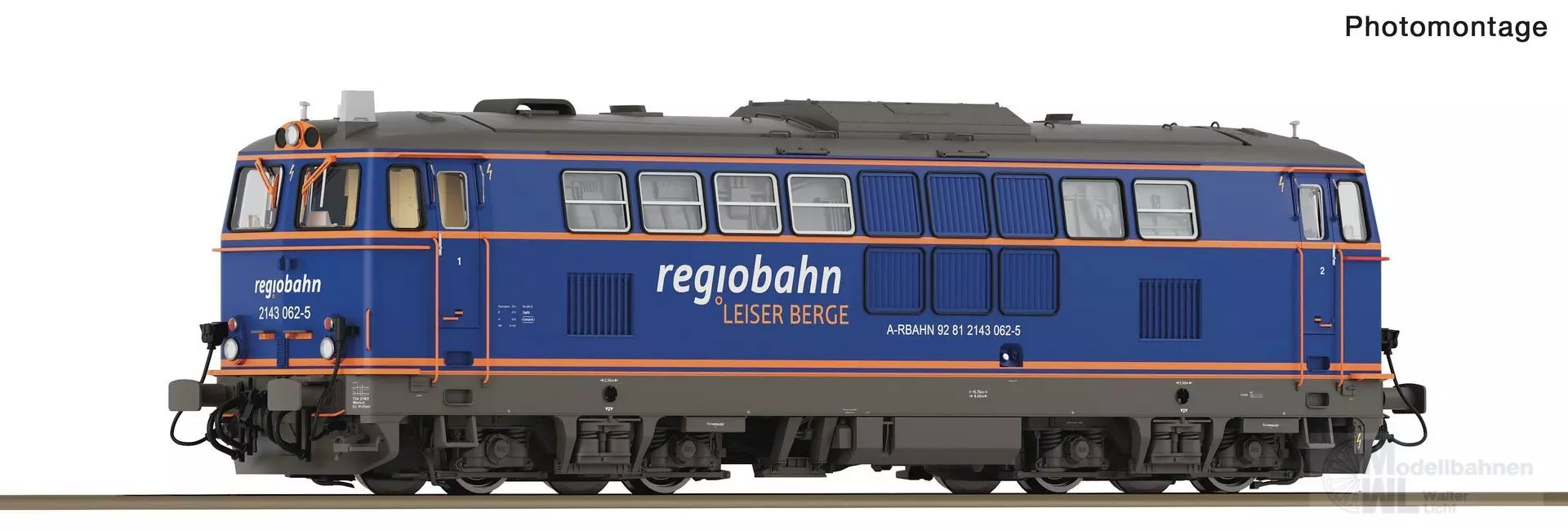 Roco 7310093 - Diesellok BR 2143 062-5 REGIOBAHN Ep.VI H0/GL Sound