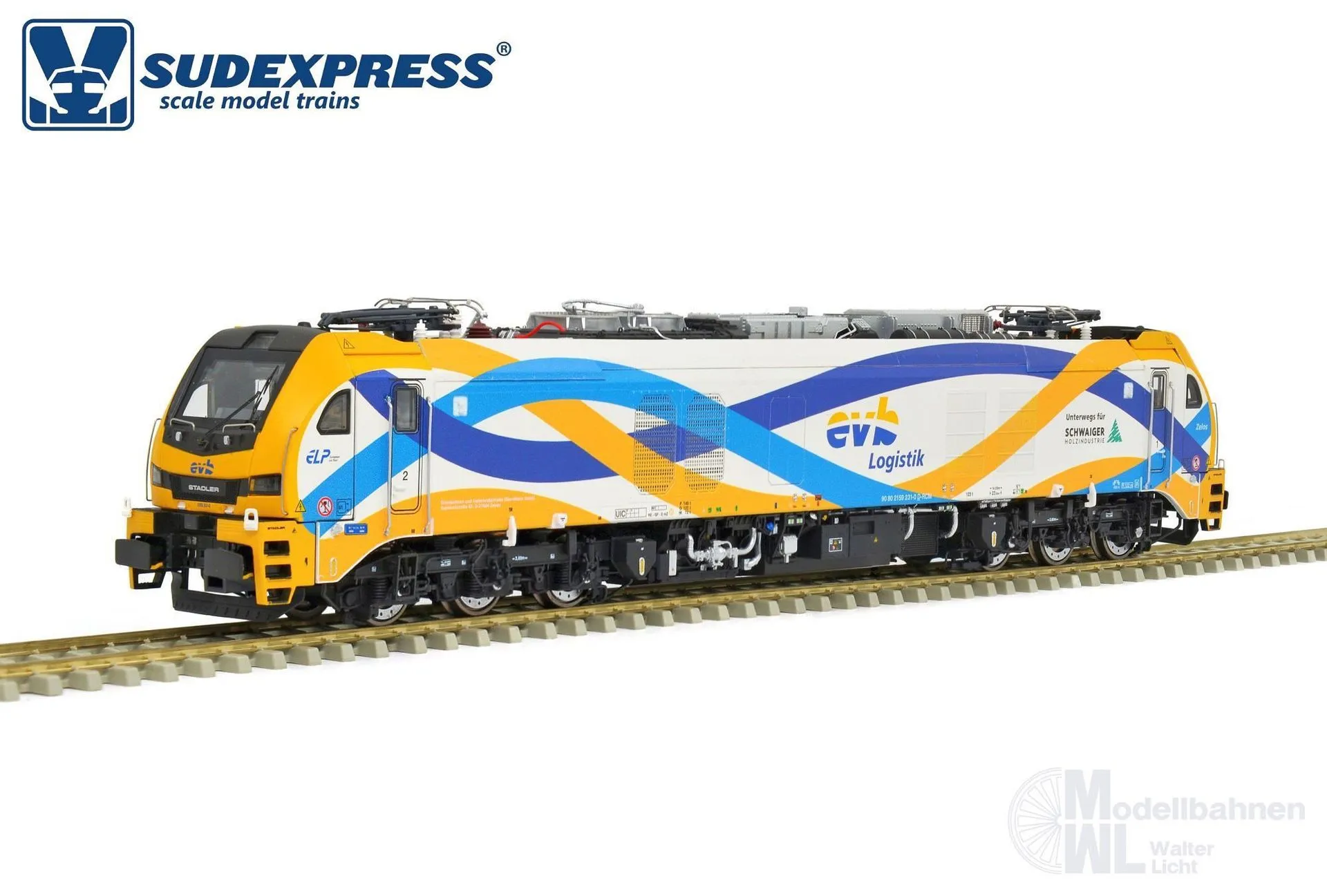 Sudexpress S1592311 - Zweikraftlok BR 159 231-0 EuroDual EVB Ep.VI H0/GL