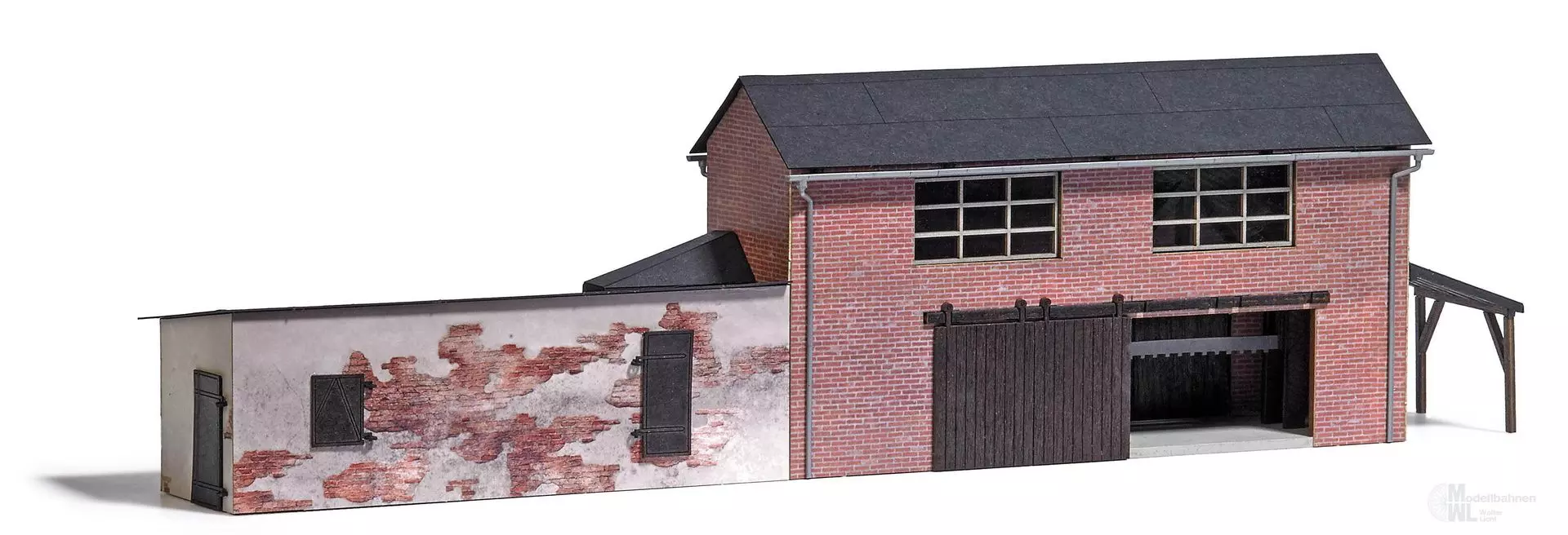 Busch 1976 - Steinsägegebäude mit Gattersäge H0 1:87