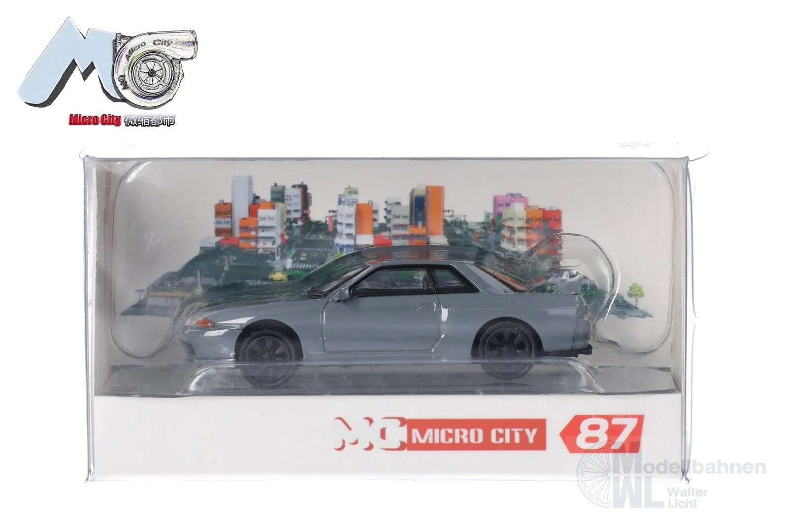 Herpa 87MC000094 - Nissan Skyline GTR32 grau H0 1:87