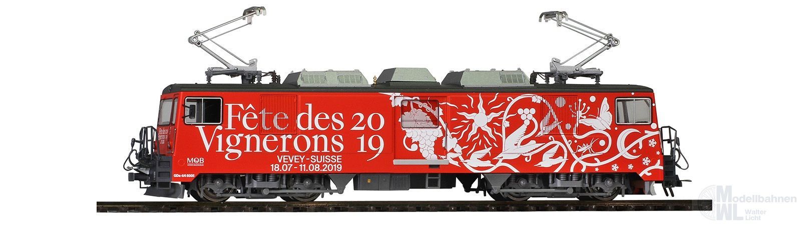 Bemo 1380335 - E-Lok GDe 4/4 6005 MOB Ep.VI Fete des Vignerons H0m Sound