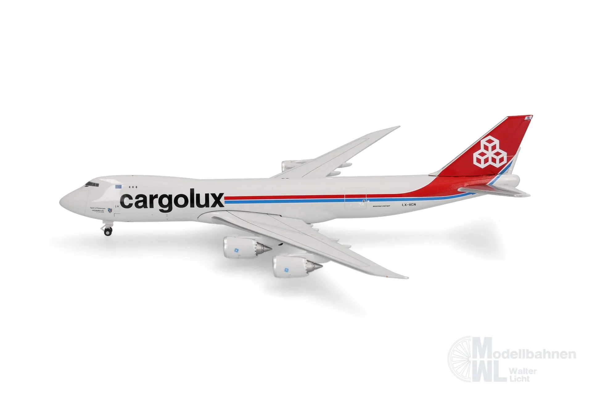 Herpa 539234 - Boeing 747-8F Cargolux 1:500