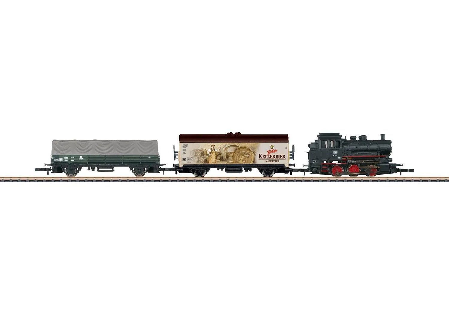 Märklin 81701 - Startpackung 230 Volt Dampflok BR 89 und 2 Wagen Z 1:220
