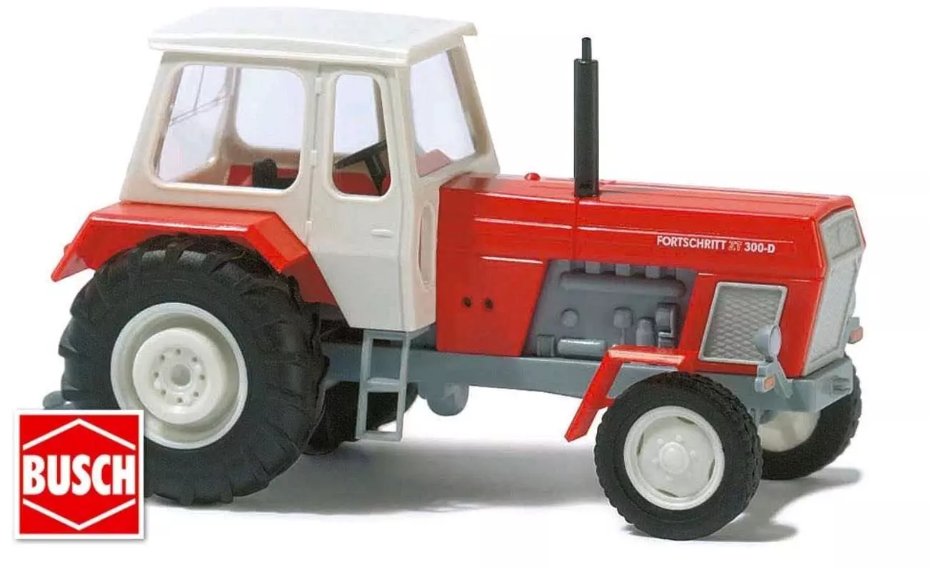 Busch 8702 - Traktor rot oder blau TT 1:120