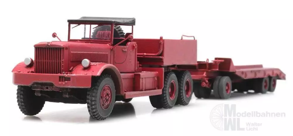 ARTITEC b.v. 10370 - Diamond T Lkw mit Anhänger BAUSATZ H0 1:87
