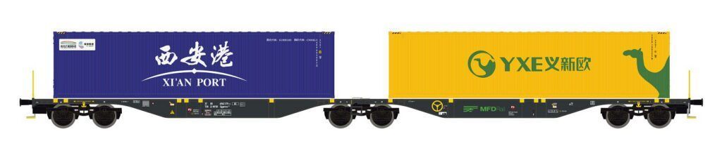 Mehano 30045 - Containerwagen MFD Rail Ep.VI Sggmrss'90 H0/GL