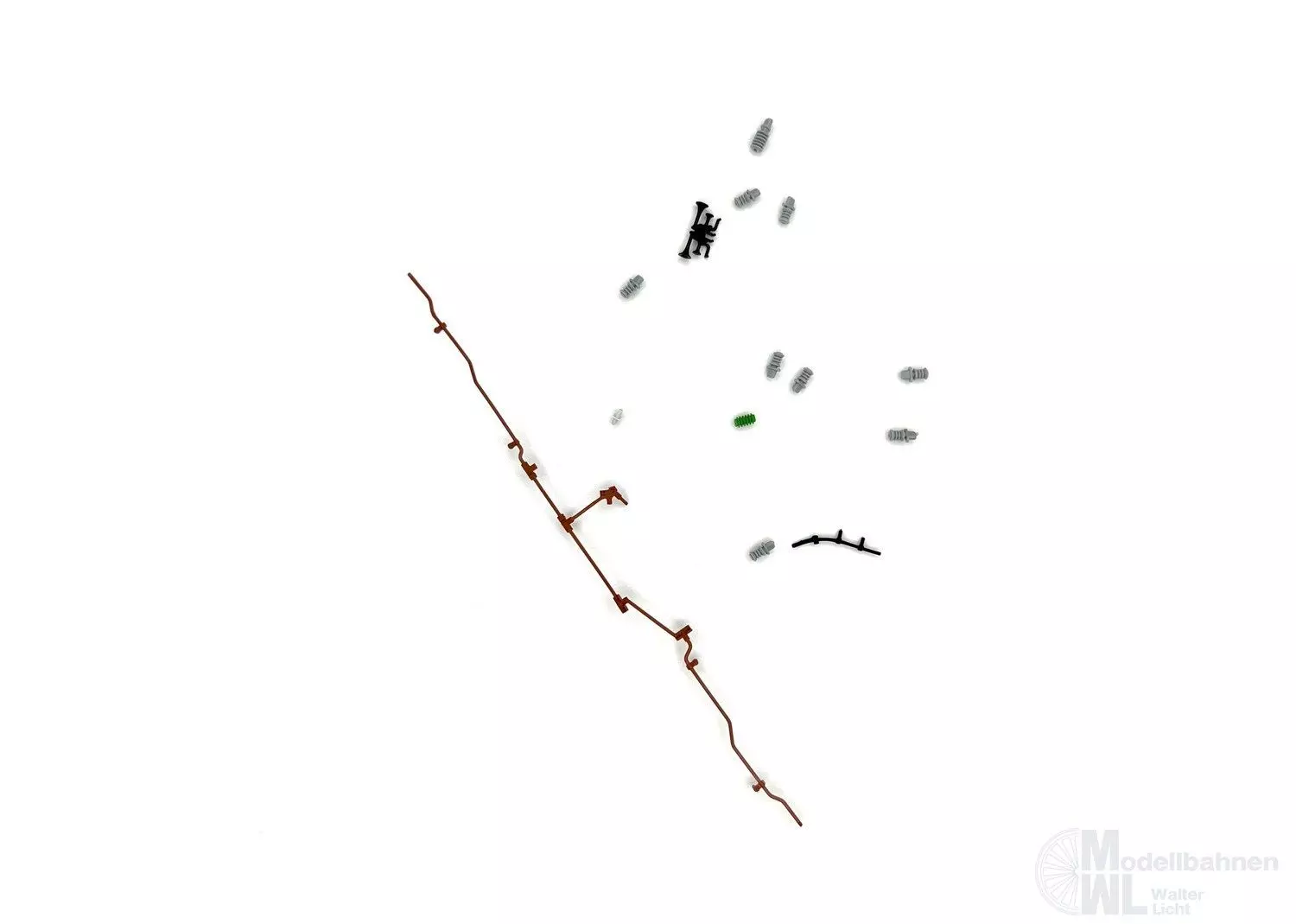 Märklin Ersatzeile E358174 - ERSATZTEIL: Isolator, Leitung, Horn, Ante