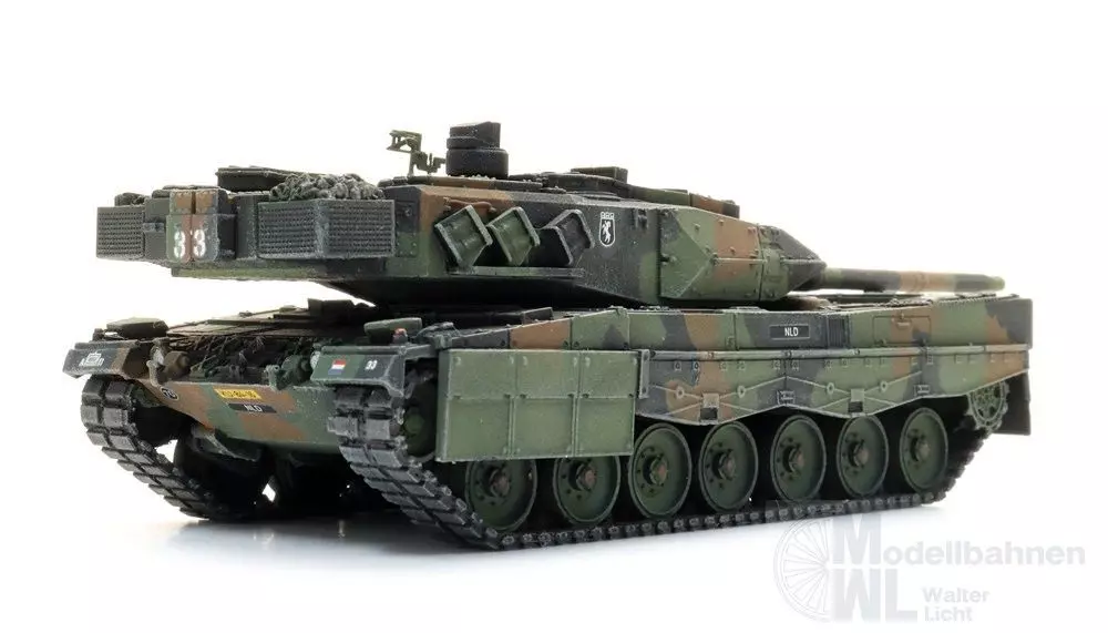 ARTITEC b.v. 6870679 - NL Leopard 2A6 treinlading Fertigmodell H0 1:87
