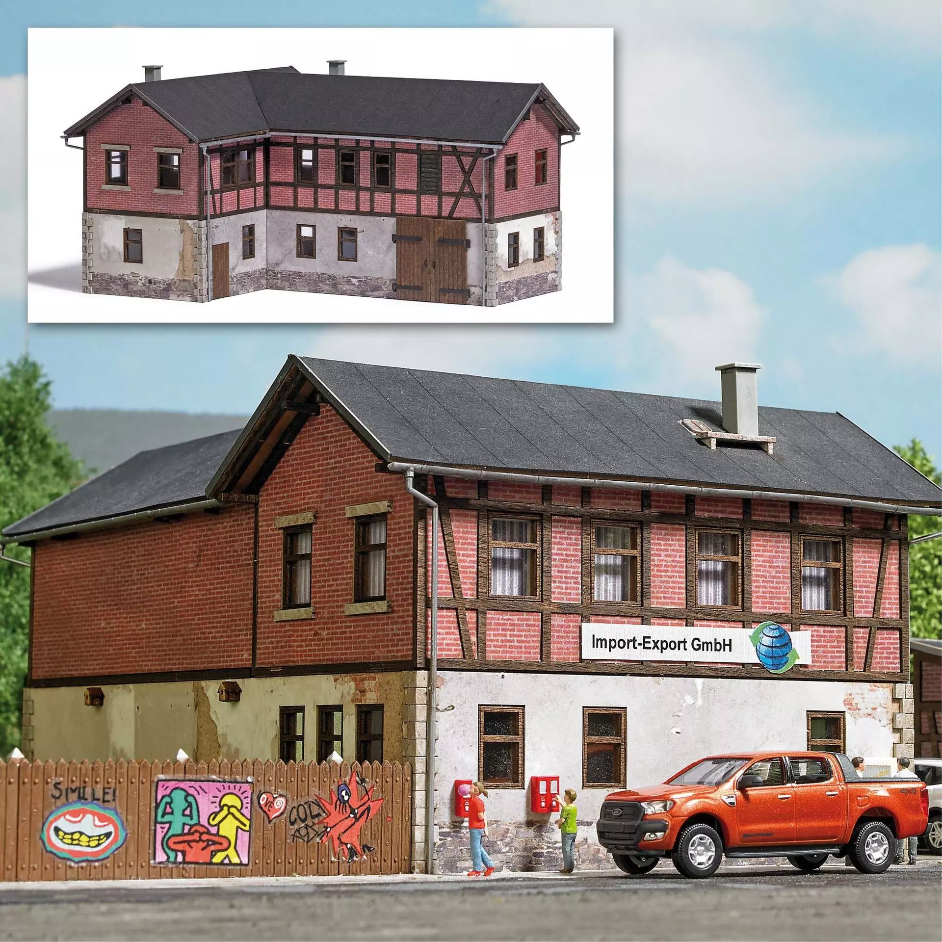 Busch 1904 - Altes Handwerkerhaus H0 1:87