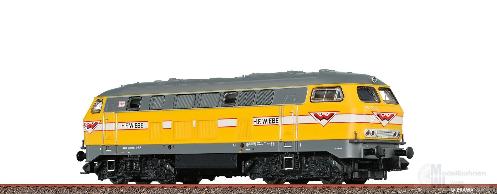 Brawa 41186 - Diesellok 216 Wiebe Ep.IV H0/GL BASIC+