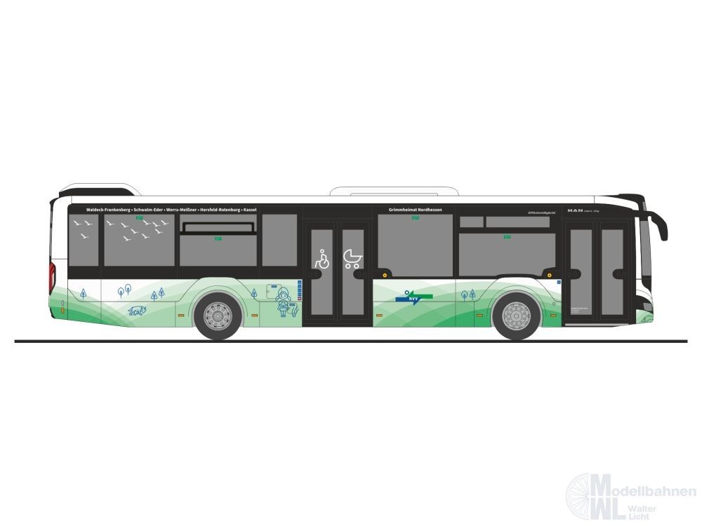 Rietze 75415 - MAN Lion´s City 12´18 DB Regio Bus Mitte - NVV H0 1:87