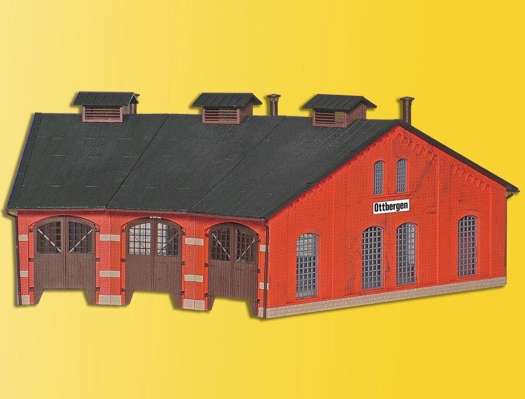 Kibri 39452 - Ringlokschuppen Ottbergen H0 1:87