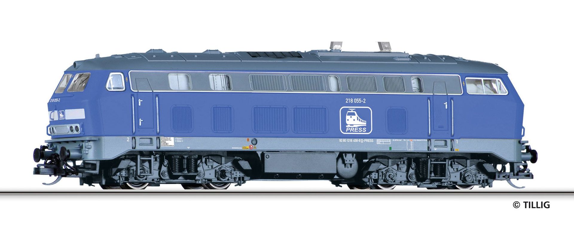 Tillig 04704 - Diesellok BR 218 Pressnitztalbahn mbH Ep.VI TT 1:120