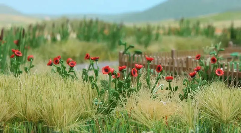 Busch 1255 - Klatschmohn H0 1:87