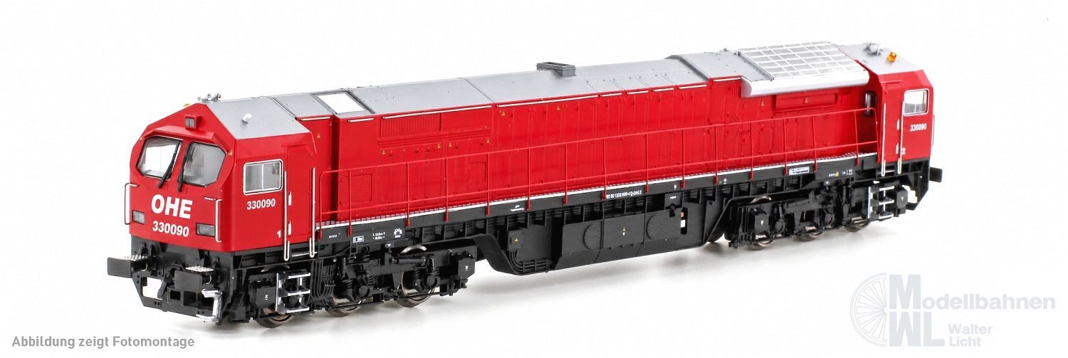 Mehano 55532 - Diesellok DE-AC33C BR 330090 OHE Ep.VI Blue Tiger TT 1:120