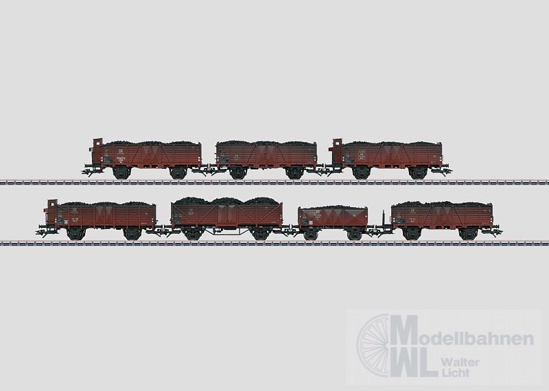 Märklin 46026 - MÄRKLIN - INSIDER Güterwagen-Set zur Dampflok BR 58 DB Ep.III H0/WS