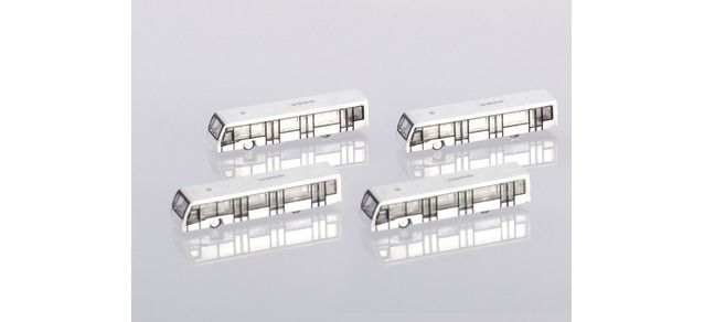 Herpa 533706 - 4-in-1 set Airport Bus Set 1:500 Herpa 533706 - 4-in-1 set Airport Bus Set 1:500