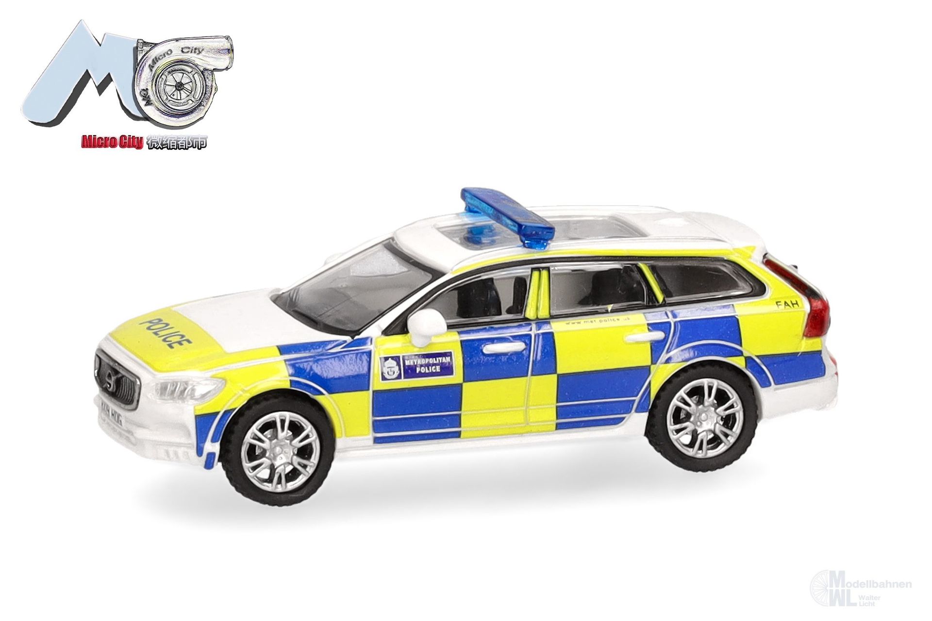 Herpa 87MC000022 - Volvo V90 Police (ab 2017) H0 1:87