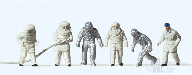 Preiser 14205 - Feuerwehrmänner H0 1:87 Preiser 14205 - Feuerwehrmänner H0 1:87