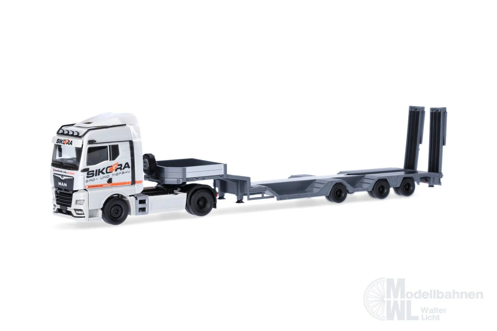 Herpa 320849 - MAN TGX GM Tieflade-Sattelzug Sikora H0 1:87