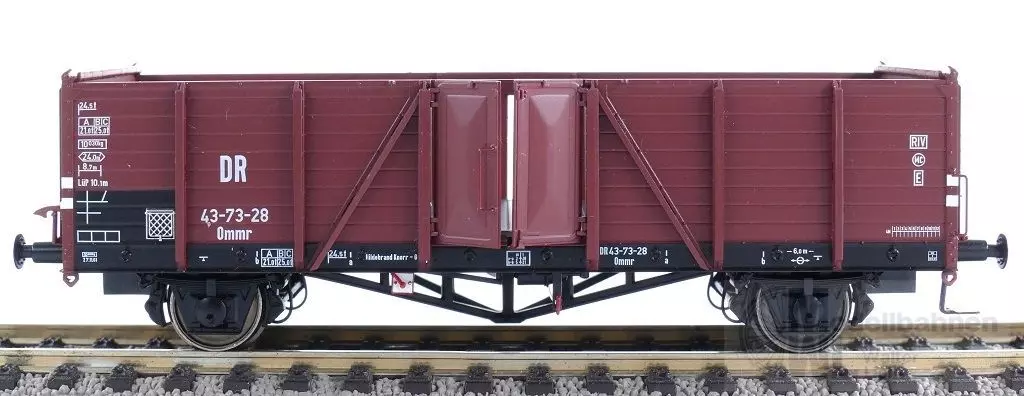 Exact Train 20156 - Güterwagen offen DR Ep.III Villach H0/GL