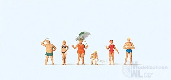 Preiser 79070 - Familie Krause am Strand N 1:160